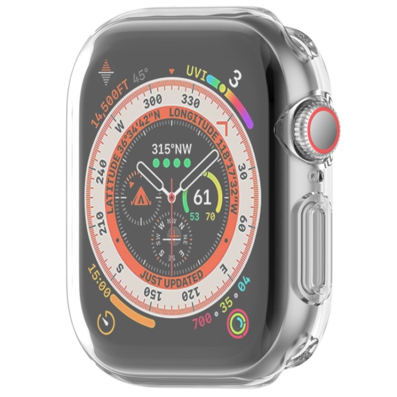 Θήκη TPU Full Screen Cover Apple Watch 10 (46mm) Clear