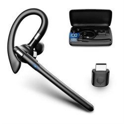 Ακουστικό Bluetooth YYK-526 In-ear Bluetooth Headset with Charging Case Black