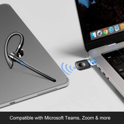 Ακουστικό Bluetooth YYK-526 In-ear Bluetooth Headset with Charging Case Black