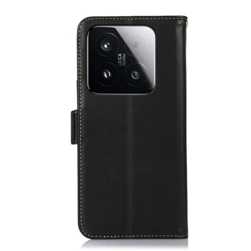 Θήκη Book Side Buckle Leather Cover Xiaomi 15T Black