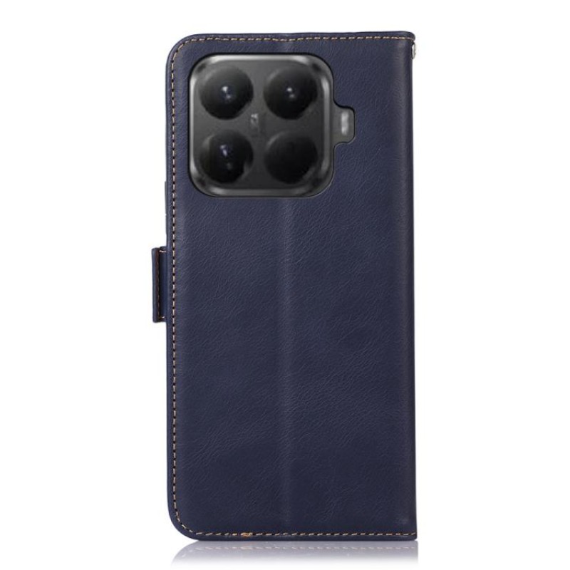 Θήκη Book Side Buckle Leather Cover Xiaomi 15T Pro Blue