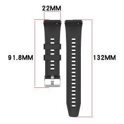 Ανταλλακτικό λουράκι Nylon Silicone Hybrid Watchband για Huawei GT 6 Pro 46mm / Samsung Galaxy Watch 3 45mm / Honor Magic Watch2 46mm / Huawei Watch GT 46mm (22mm) Green