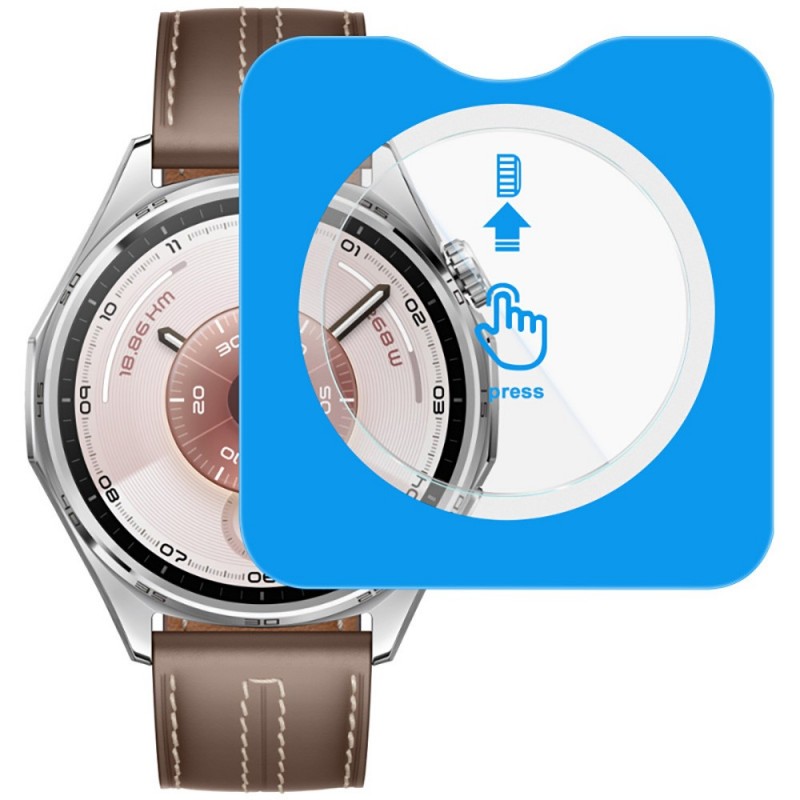 Γυαλί Προστασίας Huawei Watch GT 6 46mm Tempered Glass 9H AntiCrash / AntiShock
