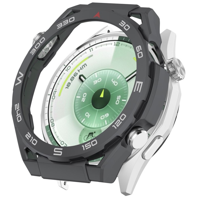 Θήκη Electroplated PC Cover with Scale Huawei GT 6 (46mm) Black