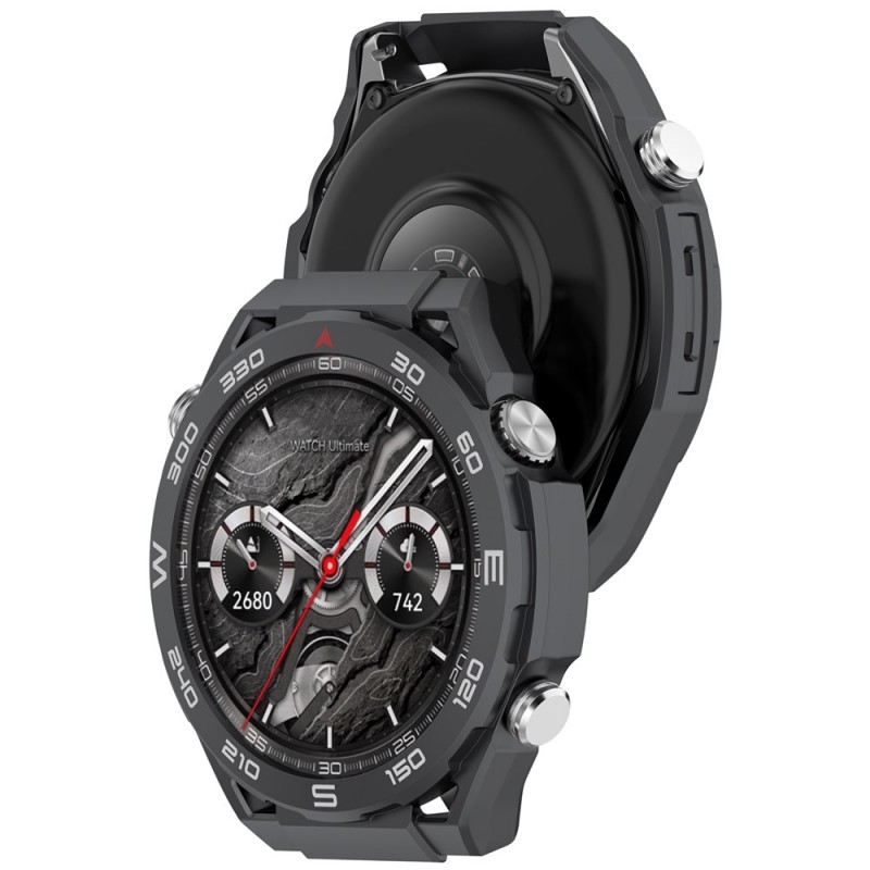 Θήκη Electroplated PC Cover with Scale Huawei GT 6 (46mm) Black