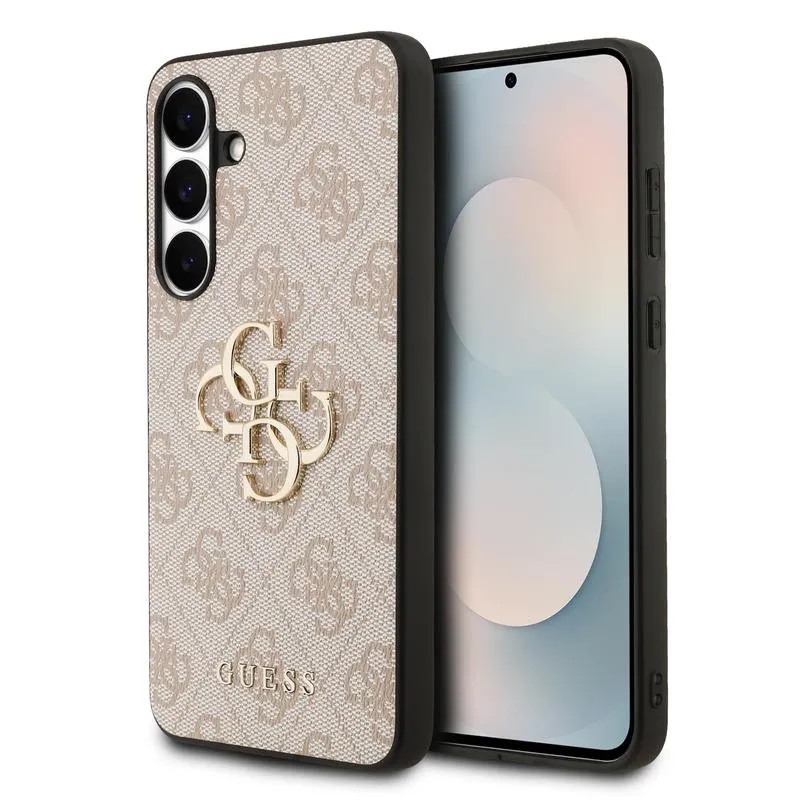 Θήκη Guess PU 4G Metal Logo Cover Samsung Galaxy S25 FE 5G S731 Pink