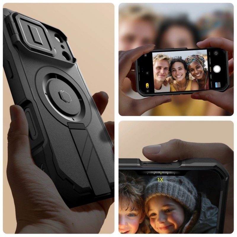 Θήκη Tech-Protect Kevlar Magsafe Cover For iPhone 17 Pro Max (6.9") Black