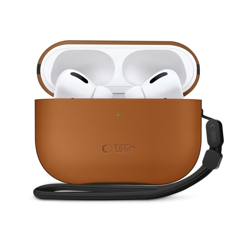 Θήκη Tech-Protect Naturalfit Apple Airpods Pro 3 Brown