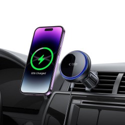 Βάση Αυτοκινήτου Tech-Protect MM15W-V4 Magnetic Magsafe Vent Car Mount Wireless Charger 15W Black