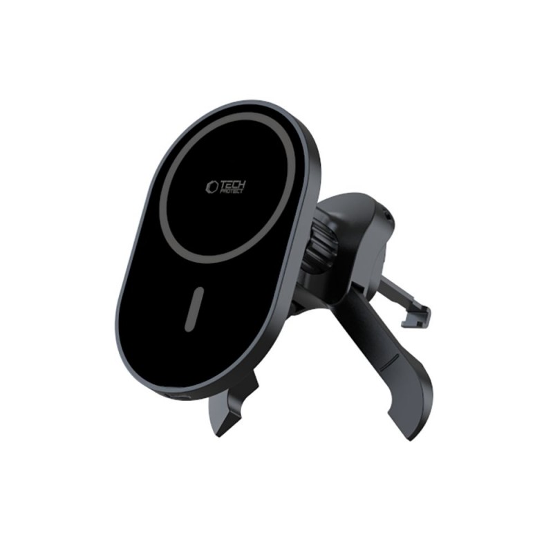 Βάση Αυτοκινήτου Tech-Protect MM15W-V4 Magnetic Magsafe Vent Car Mount Wireless Charger 15W Black