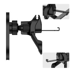 Βάση Αυτοκινήτου Tech-Protect MM15W-V4 Magnetic Magsafe Vent Car Mount Wireless Charger 15W Black