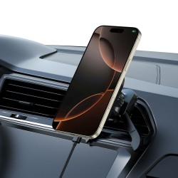 Βάση Αυτοκινήτου Tech-Protect MM15W-V4 Magnetic Magsafe Vent Car Mount Wireless Charger 15W Black