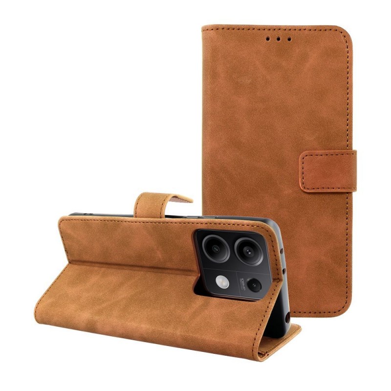 Θήκη Tender Book Cover Xiaomi Redmi Note 13 5G Brown