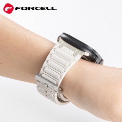 Ανταλλακτικό λουράκι Forcell F-Design FA06 Silicone Holes Apple Watch 1/2/3/4/5/6/SE/7/8 (42/44/45/49mm) Orange