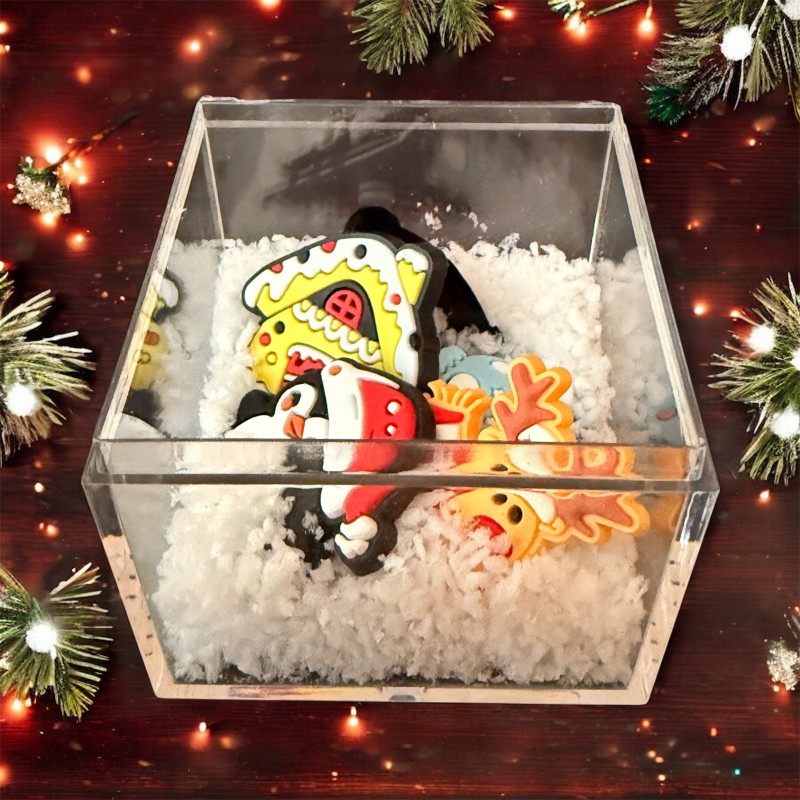 3D Stickers for Cases Christmas in Xmas Box (5pcs)