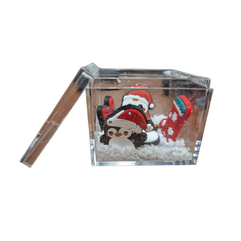 3D Stickers for Cases Christmas in Xmas Box (5pcs)