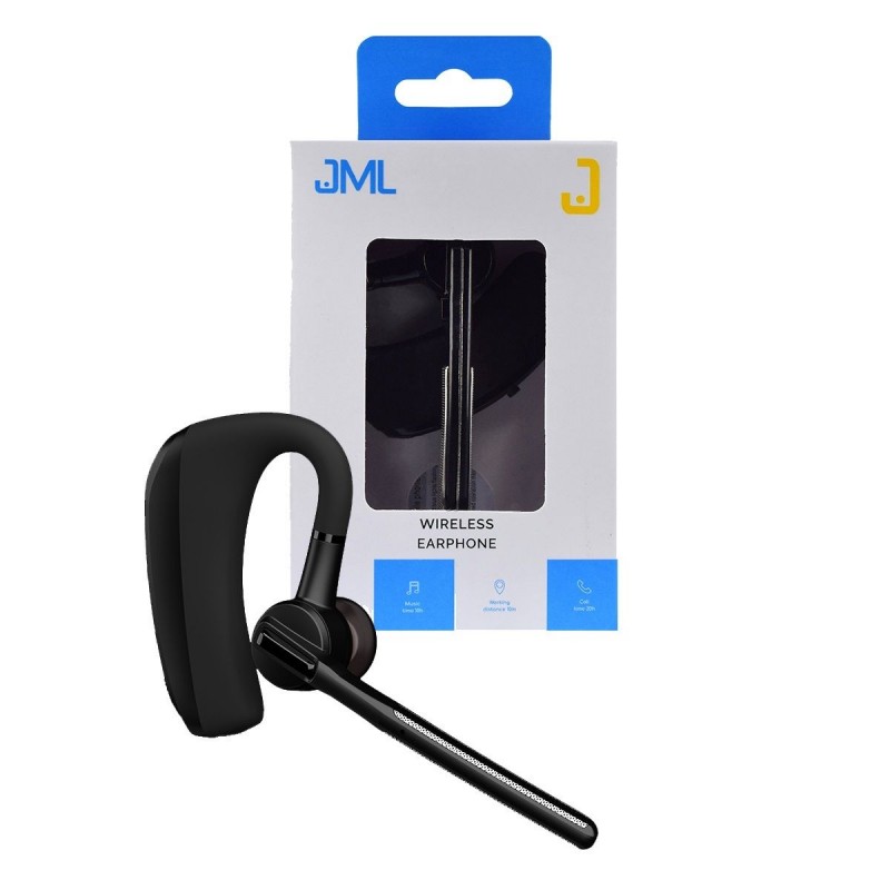 Ακουστικό Bluetooth JML WE-101 Wireless Earbud Black