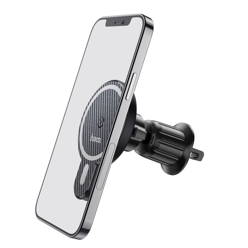 Βάση Αυτοκινήτου Hoco CA85 Wireless Car Holder Air Vent with Magsafe 15W Black 
