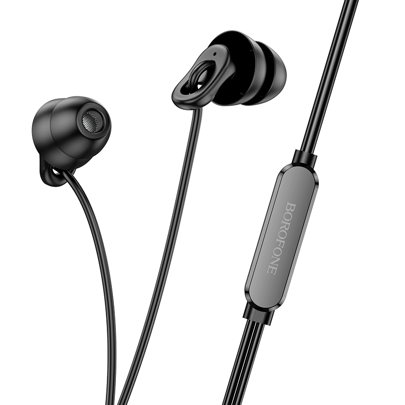Ακουστικά Handsfree Borofone BM91 with Microphone Black