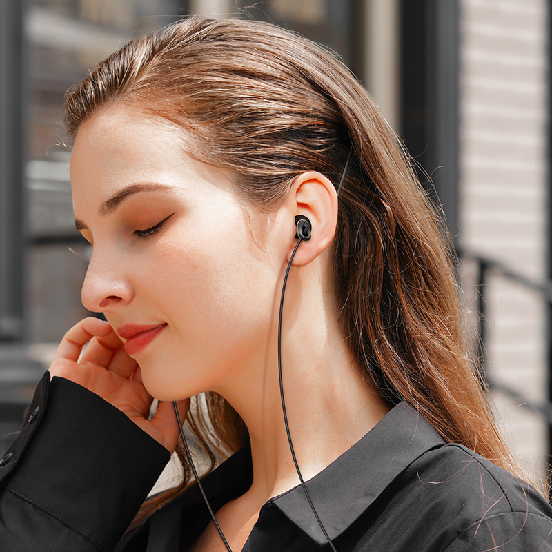 Ακουστικά Handsfree Borofone BM91 with Microphone Black