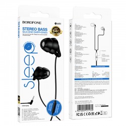 Ακουστικά Handsfree Borofone BM91 with Microphone Black
