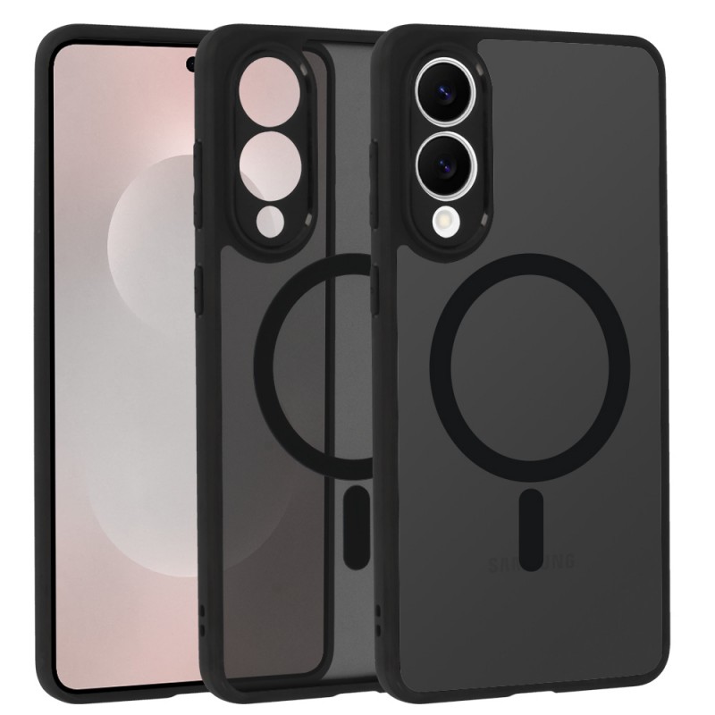 Θήκη Full Matte Mag Cover Samsung Galaxy S25 Edge 5G S937 Black