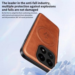 Θήκη Luxury Hybrid Leather Magnetic Stand Cover Realme 16 Pro+ Plus 5G Black