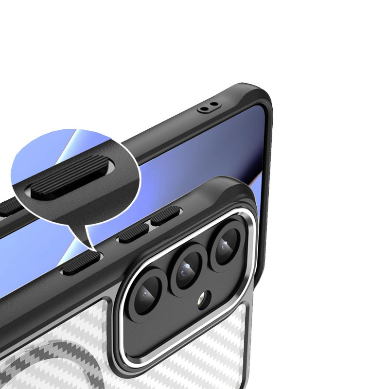 Θήκη Defender Carbon Mag Cover Samsung Galaxy S25 5G S931 Black