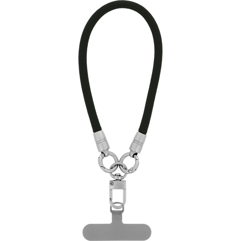 Λουράκι Λαιμού στήριξης Θήκης Smartphone Universal Phone Strap Ultra Black