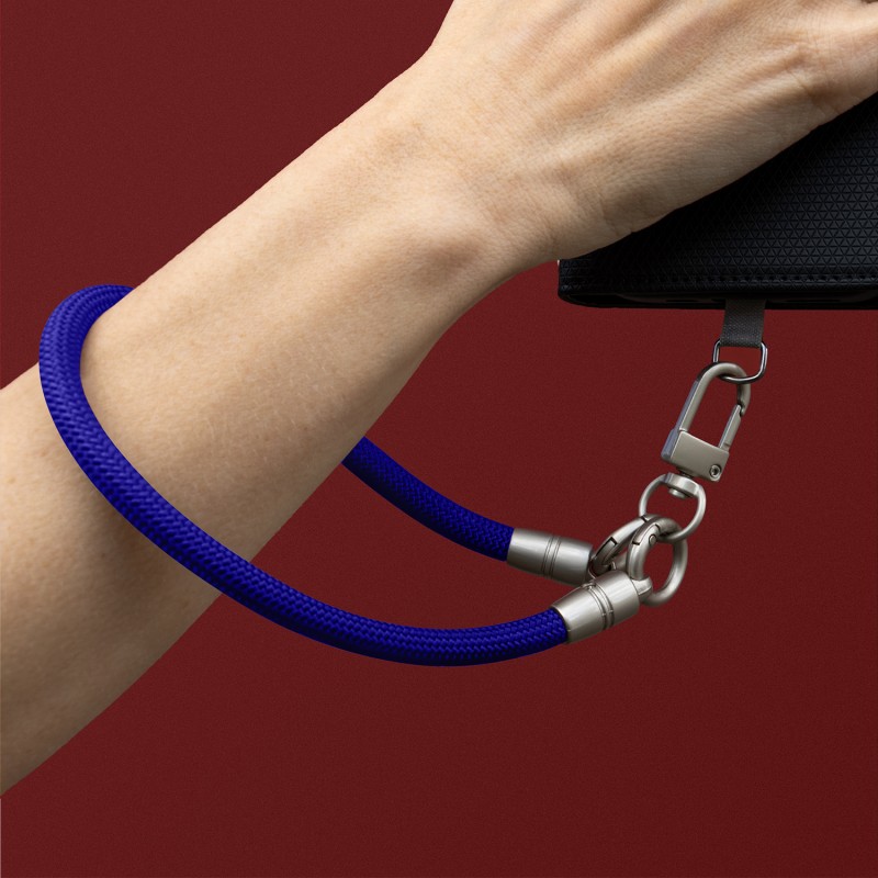 Λουράκι Λαιμού στήριξης Θήκης Smartphone Universal Phone Strap Ultra Blue