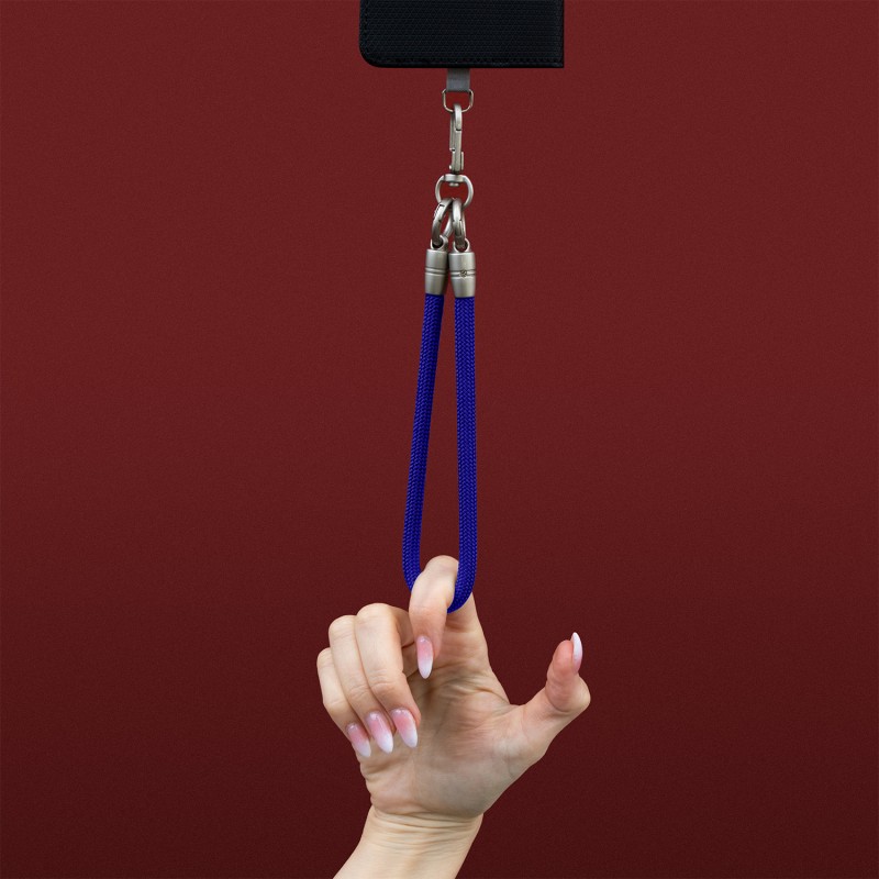 Λουράκι Λαιμού στήριξης Θήκης Smartphone Universal Phone Strap Ultra Blue