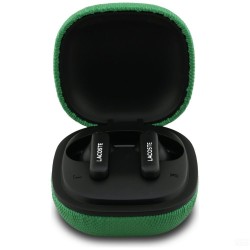 Ακουστικά Bluetooth Lacoste Iconic Petit Pique TWS Wireless Earphones Green