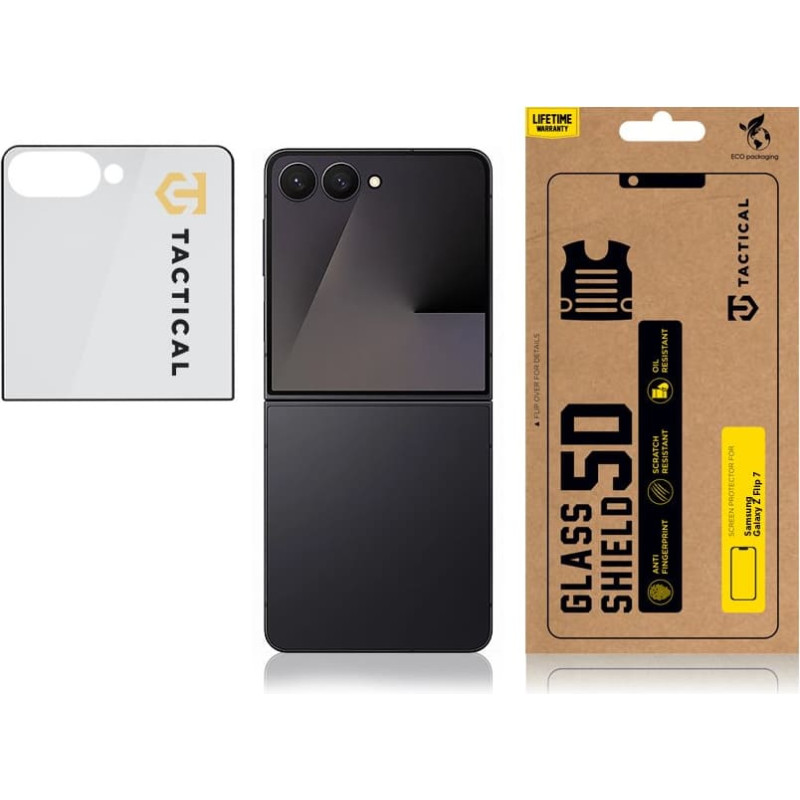 Γυαλί Προστασίας Tactical Glass Shield 5D Samsung Galaxy Z Flip7 Black