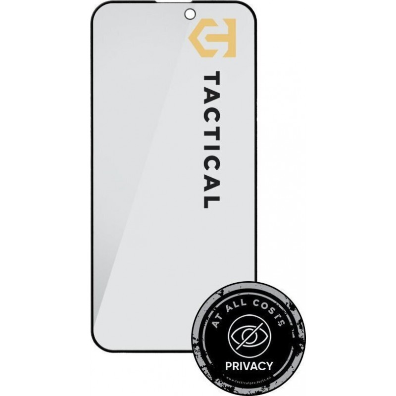 Γυαλί Προστασίας Tactical Glass Shield Privacy Stealth 5D Apple iPhone 14 Pro Max/15 Plus/16 Plus (6.7") Black