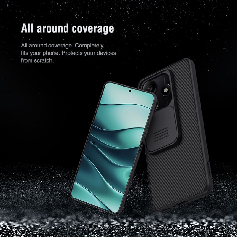 Θήκη Nillkin CamShield Hard Cover for Xiaomi Redmi Note 14 5G / Poco M7 Pro Blue