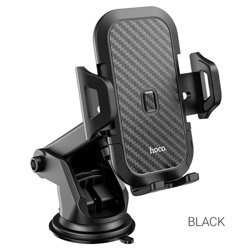 Βάση Αυτοκινήτου Hoco CA76 Car Holder Touareg One-Touch with Suction Cup Black