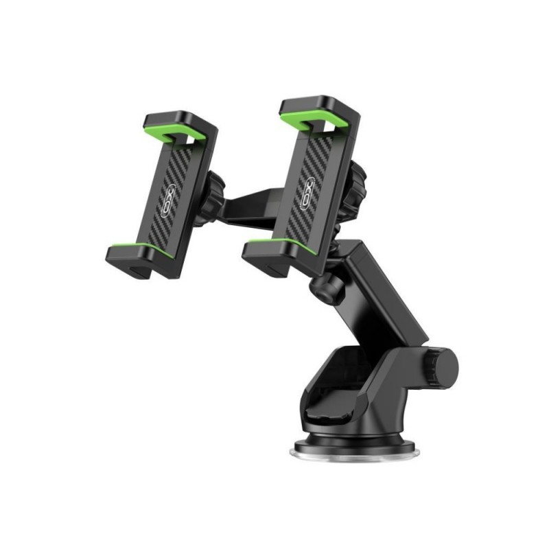 Βάση Αυτοκινήτου XO C117 Car Holder for 2 Devices with Suction Cup Black