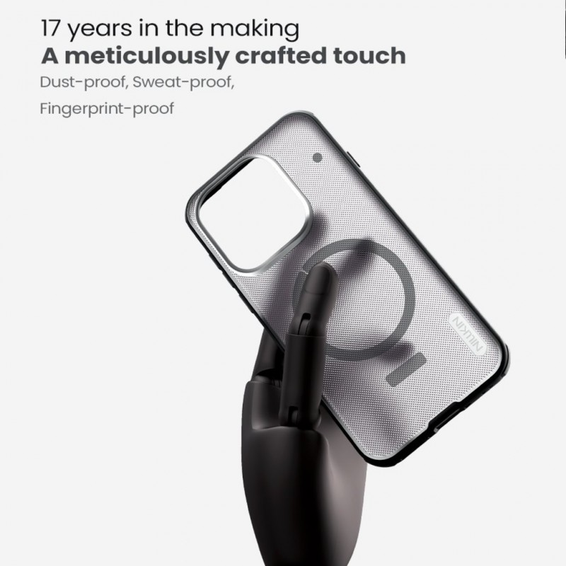 Θήκη Nillkin Super Frosted PRO Magnetic Back Cover OnePlus 15 Transparent Black