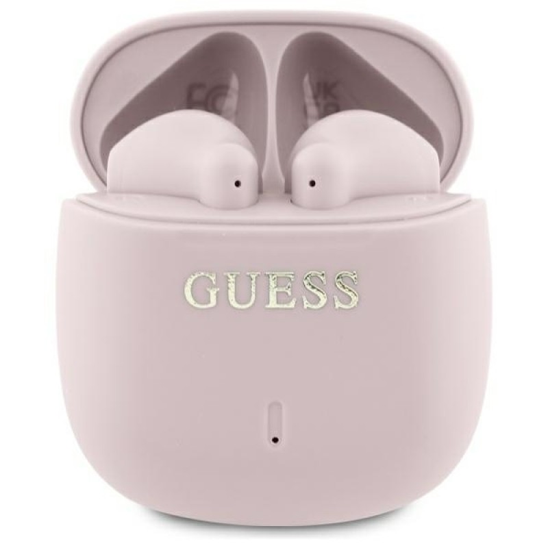 Ακουστικά Guess Printed Classic Logo TWS Wireless Earphones Pink