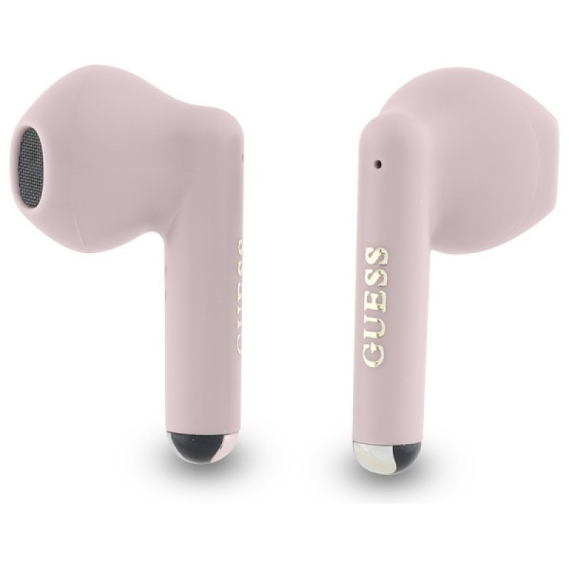 Ακουστικά Guess Printed Classic Logo TWS Wireless Earphones Pink