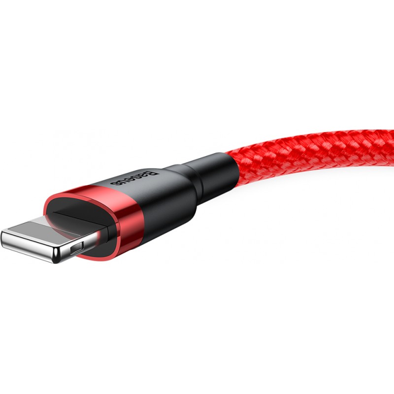 Καλώδιο Φόρτισης Baseus CALKLF-B09 Cafule Series USB to Lightning Cable 2A 1m Red