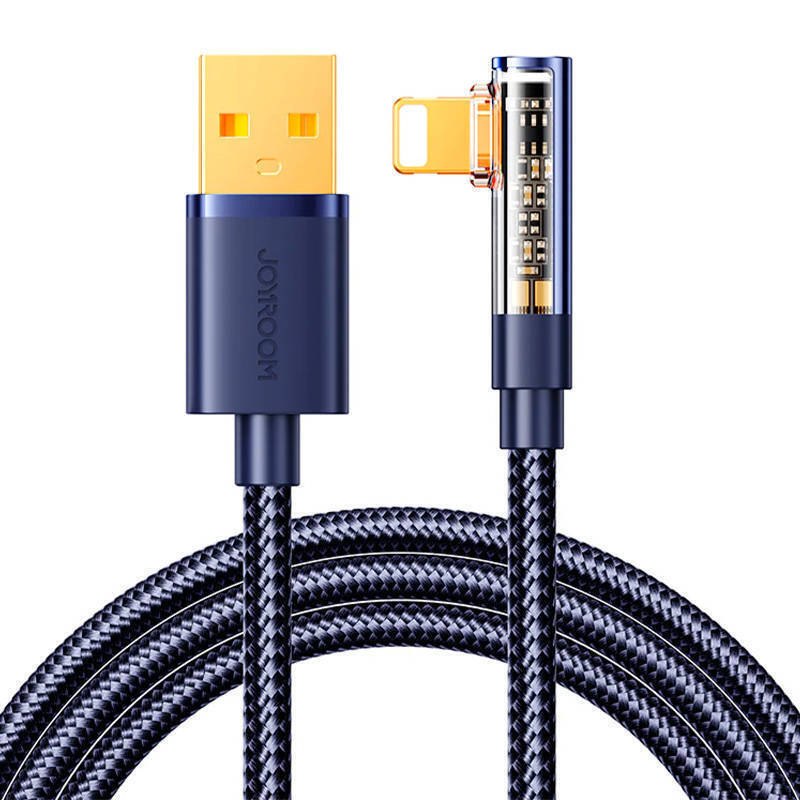 Καλώδιο Joyroom Angle Braided USB-A to Lightning 2.4A 1.2m ( S-UL012A6) Blue