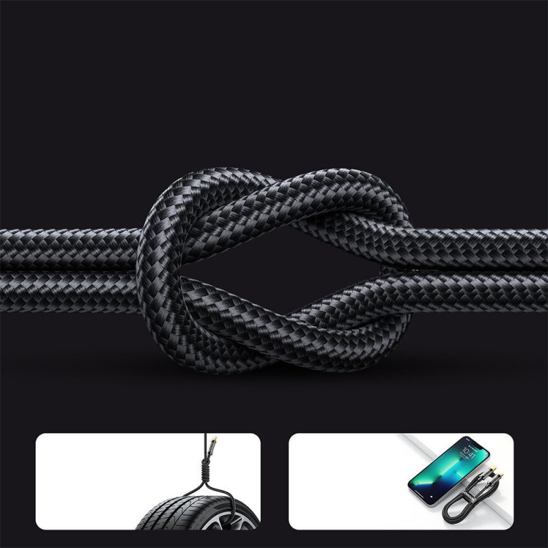 Καλώδιο Joyroom Braided USB-C to Lightning 2.4A 20W 1.2m ( S-CL020A12) White