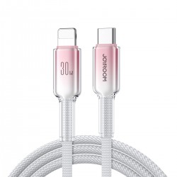 Καλώδιο Joyroom Crystal Clear Series USB-C to Lightning 3A 30W 1.2m ( S-A42) White