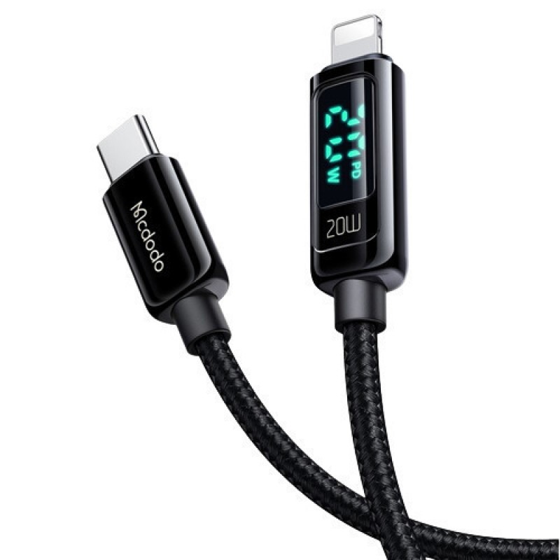 Καλώδιο Mcdodo CA-8810 Braided Digital Pro USB-C to Lightning Cable 36W 1.2m Black