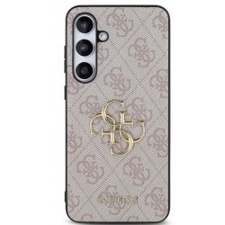 Θήκη Guess PU 4G Metal Logo Case for Samsung Galaxy S24 FE 5G S721 Pink