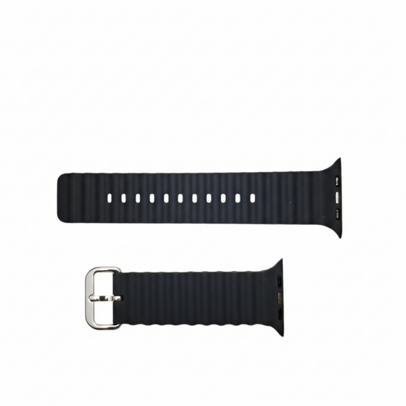 Ανταλλακτικό Λουράκι QuickFit  Ocean Band Apple Watch 5/6/SE/7/8/Ultra (42/44/45/49mm) Waterproof  Silicone Deep Navy