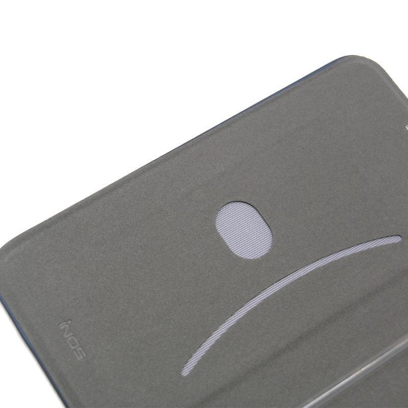 Θήκη iNOS Curved S-Folio Flip Book Apple iPhone 13 Pro Max (6.7") Blue