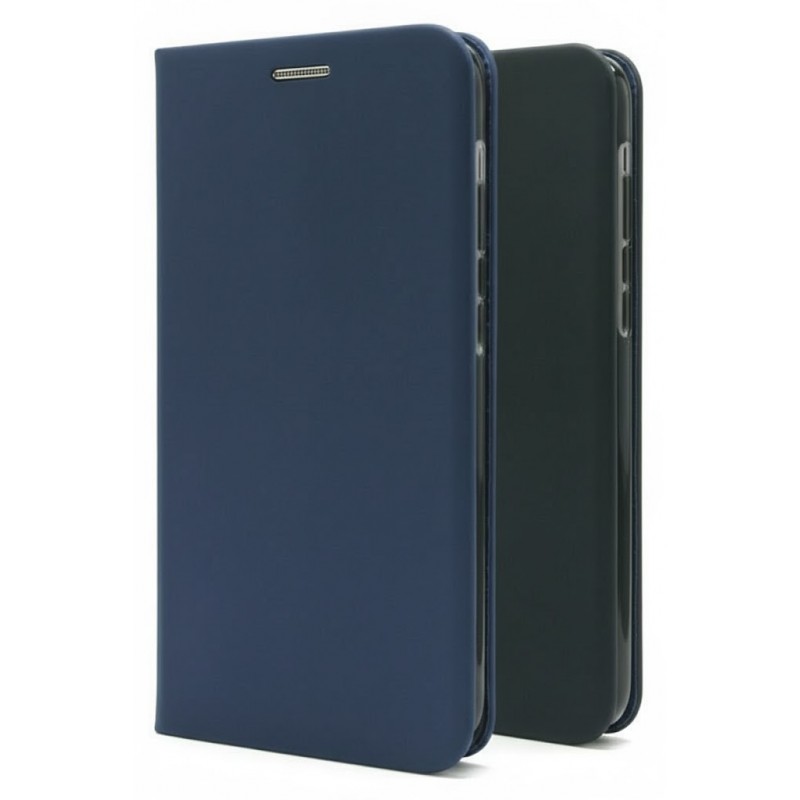 Θήκη iNOS Curved S-Folio Flip Book Apple iPhone 13 Pro Max (6.7") Blue