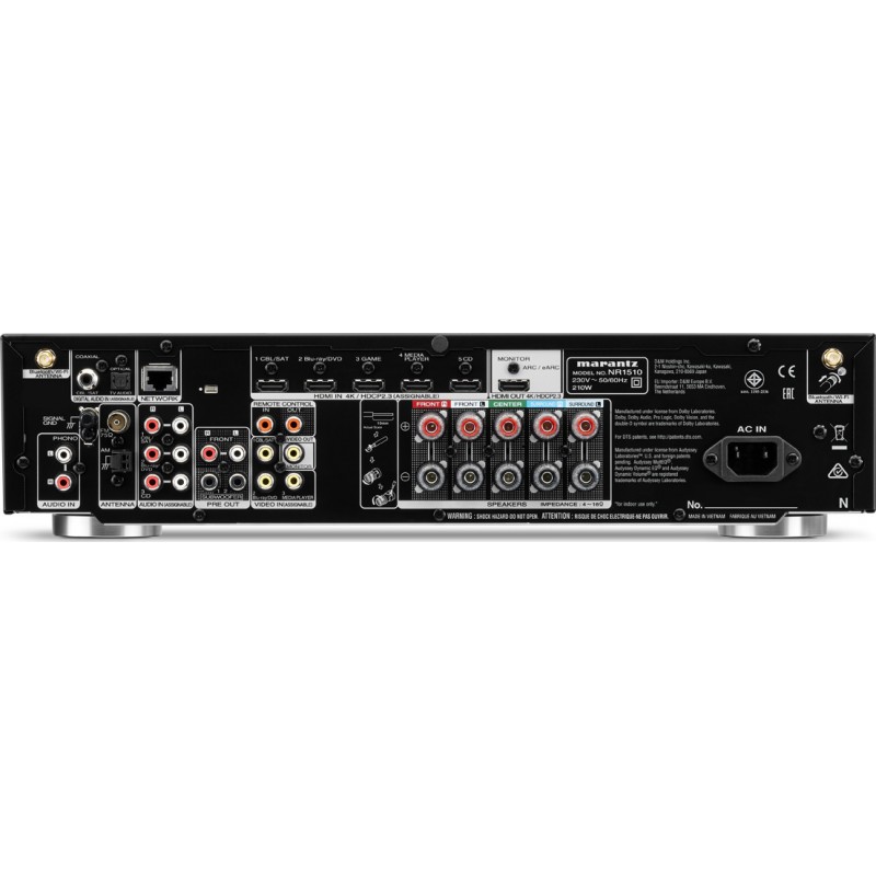 Ενισχυτής Marantz NR1510 Home Cinema 4K 5.2 Black (No Box)